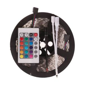 3528 Waterproof RGB Colourful Strip + 24 Key Remote Control