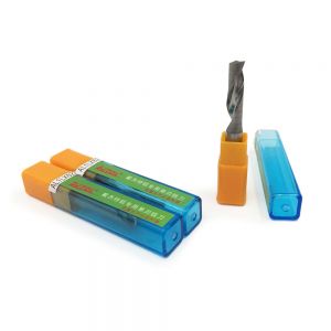 Imported Tungsten Steel Solid Carbide Single Flute Spiral End Mills CNC Router Bits for Aluminum
