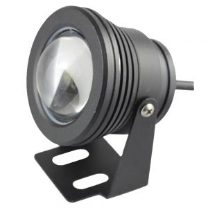 85-265VAC 10W RGB Lámpara subacuática Negra