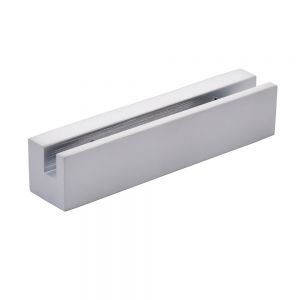 XC16 80mm Length Flat Surface Aluminium Signage Clamp Wall Mounted Sign Fixings