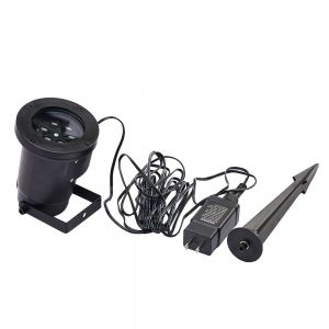 Christmas Projector Lamp Moving White Star LED Landscape Projection Lights