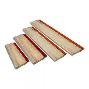 4 pcs Silk Screen Printing Squeegee Ink Scraper 6.3" / 9.4" / 13" / 18" Scratch Board 75 Durometer