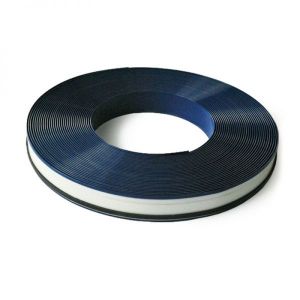 2 Rolls Black Color Aluminum Trim Cap with PC & Foam (Channelume), 4.3" x 164ft per Roll