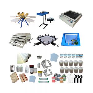 6 Color Silk Screen Printing Kit Silk Screen Printer & Press Tools Materials