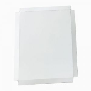 Paneles HD de aluminio en blanco para sublimación de 25x25cm con profundidad de 1".