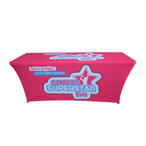 Mantel Profesional Alta Calidad 6ft Spandex con Grafico Customizable