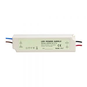 60W AC100V-240V to DC 12V Waterproof Rubber Shell  LED Power Supply Transformer Driver