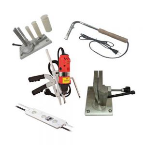 Metal Channel Letter Making Starter Sets(1 Angle Bender, 1 Arc Bender, 1 Slotter, 1 Soldering Iron, 100pcs LED High Power Module)