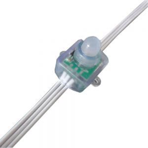 UCS1903 / WS2811 / SM16703 Square Full Color Waterproof  LED Pixel Diffused Light White Wires 5V  DC