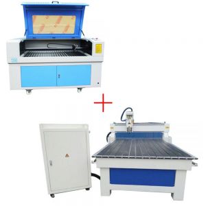 Maquina Desmontable Corte Laser de Alta Prescision Yongli + Router CNC QL-1325