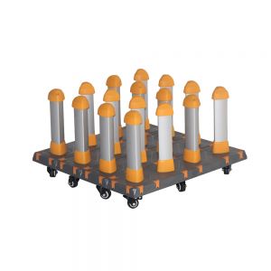 Qomolangma Modular Floor Rack for Vinyl & DTF Film Rolls – Tool-Free Assembly