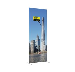 US Stock, Hot Sales 25mm Aluminum Tube Exhibition Booth Tension Fabric Display (Graphic Included / Single Sided)