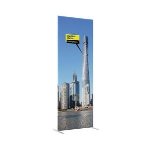 Custom Fabric Graphic For Hot Sales 25mm Aluminum Tube Exhibition Booth Tension Fabric Display  (Graphic Only / Double Sided)