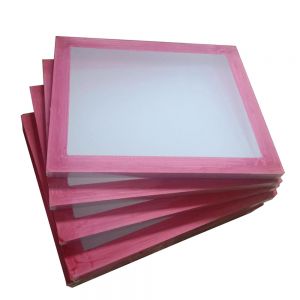 6 Pcs - 20" x 24"Aluminum Frame with 160 White Mesh Silk Screen Printing Screens