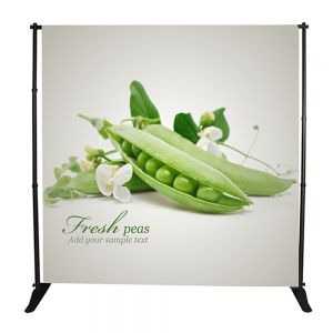 US Stock, 8 x10ft Step and Repeat Adjustable Backdrop Telescopic Banner Stand with Aluminum Nut (Stand Only)