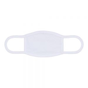 100pcs 7" x 4.7" Sublimation Blank Dust Protective Face Mouth Mask With Ear Loop