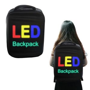 Mochila con Pantalla LED Dinamica Portable 