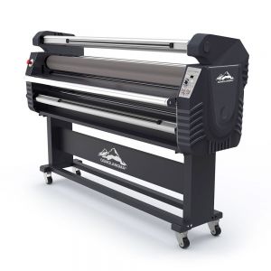 US Stock Qomolangma 67in Wide Format Full-auto Roll-to-roll Electric Type Cold Laminator, with Heat Assisted