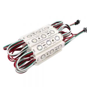 SMD 5050 Waterproof  2811IC Full color LED Module (3 LEDs, RGB Light, 0.72 W, L70 x W12mm)