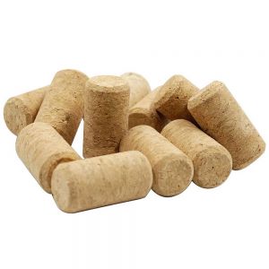 100 Pack Blank Wine Corks Natural Straight Cork Wine Stoppers DIY Craft Winecork for Bottling Wines Personalized Crafting Décor