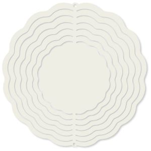 CALCA 10 Inch 3D Wind Spinner  Sublimation Blank Stainless Steel 24 Pack