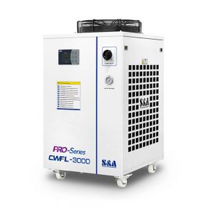 US Stock S&A CWFL-3000BN Industrial Water Chiller for 3000W Fiber Laser AC 1P 220V, 60Hz