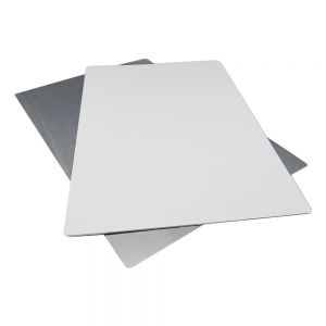 12" x 16" 100pcs Sublimation Blanks Aluminum Sheet Metal Board Gloss White 0.22mm Thickness