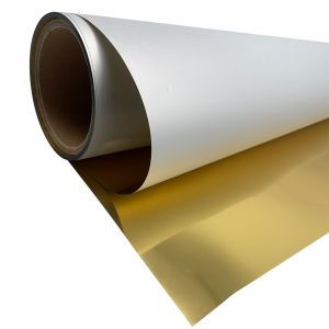 24.4in x 328ft DTF Gold Foil Film Roll,Cold Peel