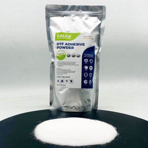 US Stock CALCA MF1 Direct to Film TPU DTF Powder, Digital Transfer Hot Melt Adhesive Powder (2.2lbs Pack, 1kg, Fine, White)