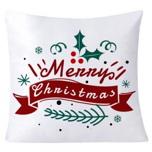US Stock CALCA 50pcs 11.8in x 11.8in Plain White Sublimation Pillow Case Blanks Cushion Cover Throw Pillow Covers Embroidery Blanks (30 x 30cm)