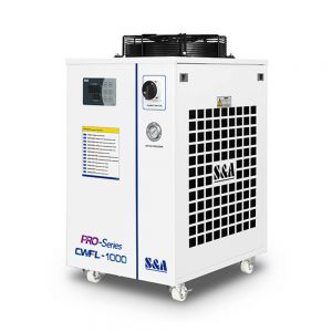 US Stock, CW-FL-1000BN Industrial Water Chiller for Cooling 1000W Fiber Laser, 2.01HP, AC 1P 220V, 60Hz