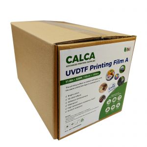 CALCA 11.8in x 328ft (30cm x 100m) UV DTF Transfer Film A Roll Crystal Label Sticker Printing Film