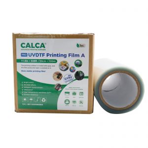 CALCA 11.8in x 328ft (30cm x 100m) UV DTF Printing Transfer Film A Roll Crystal Label Sticker Printing Film