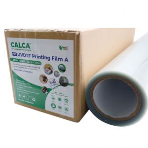 CALCA 23.6in x 328ft (60cm x 100m) UV DTF Printing Transfer Film A Roll Crystal Label Sticker Printing Film