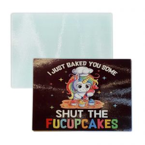 12pcs Sublimation Blanks 15" x 11" Tempered Toughened Glass Chopping Board Glass Cutting Board with White Coating