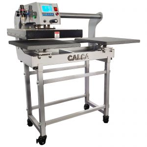 US Stock CALCA 16" x 20" Semi-Automatic Pneumatic Double Station Heat Press with Laser Positioning System