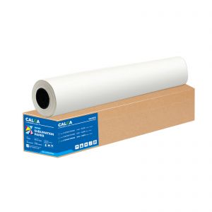 US Stock, CALCA 81gsm 64in x328ft Textile Dye Sublimation Paper for Heat Transfer Printing, 3in Core