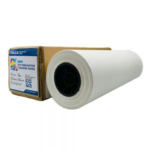 US Stock, CALCA PRO 95gsm 44in x 328ft Dye Sublimation Paper for Fabrics and Hard Substrates Heat Transfer Printing, 3in Core