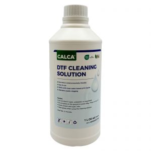 CALCA Direct to Transfer Film Cleaning Solution for Water-based Epson Printheads. 32 oz, Bottle of 1L