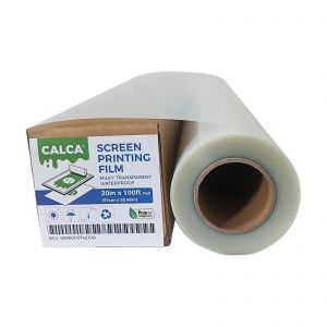 CALCA 510mm x 30.5mm (20" x 100FT) 방수 잉크젯 밀키 반투명 필름 (실크 스크린용) 롤