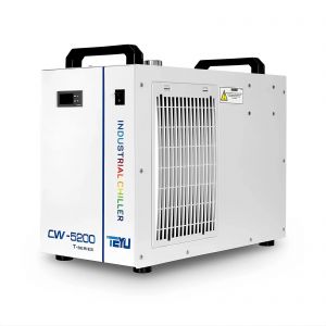 CW-5200 6L Industrial Water Chiller for 130W CO2 Laser Engraver & Cutting, Cold Plunge Chiller, AC 1P 110V 60Hz