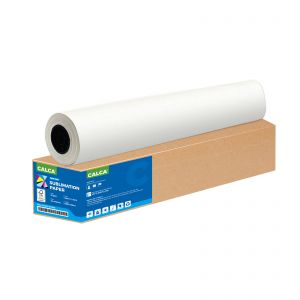 US Stock, CALCA 81gsm 44in x 328ft Textile Dye Sublimation Paper for Heat Transfer Printing, 3in Core (Local Pick-Up)