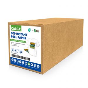 CALCA 23.6in x 328ft / 60cm x 100m DTF Hot Peel Transfer Paper Premium Roll