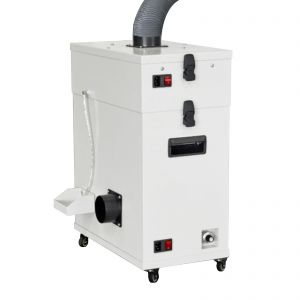 250W Oil Mist Collector Fume Extractor Industrial Air Cleaning Equipment 350m³/h Capacity for DTF Powder Shakers