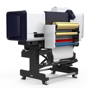 24Inch UVDTF Hot Stamping and Direct to Substrate Roll Printer With 4 ...