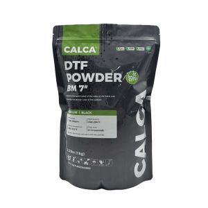 High-Quality CALCA BM7 Direct to Film TPU DTF Powder (2.2lbs Pack, 35.2oz, Medium, Black, Anti-sublimation)