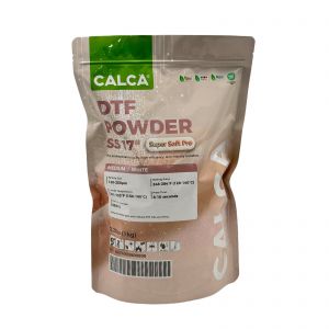 CALCA SS17 Super Soft TPU DTF Powder, Direct to Film Adhesive Powder (2.2lbs Pack, 1kg, Medium, White)