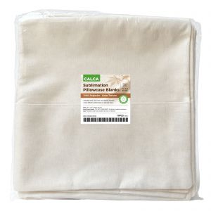 CALCA 10PCS 15.75"x15.75" Blank Linen Pocket Pillowcase Cushion Covers - Sublimation & DTF Printable for Custom Designs