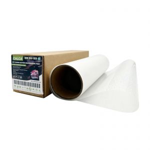 CALCA 11.8in x 32.8ft/30cm x 10m DTF Clear Glitter Holographic Film Roll, Cold Peel