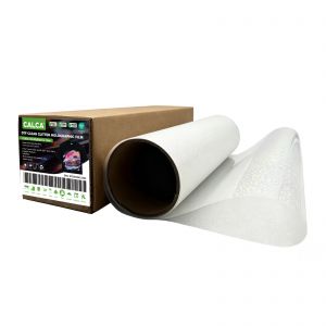 CALCA 23.6in x 32.8ft/60cm x 10m DTF Clear Glitter Holographic Film Roll, Cold Peel